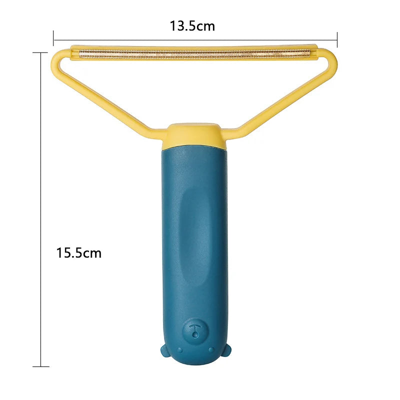 Portable Pet Hair & Lint Remover Brush – Manual Fabric Cleaner Tool