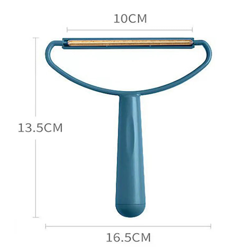 Portable Pet Hair & Lint Remover Brush – Manual Fabric Cleaner Tool