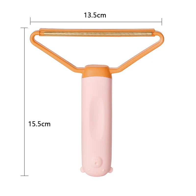 Portable Pet Hair & Lint Remover Brush – Manual Fabric Cleaner Tool