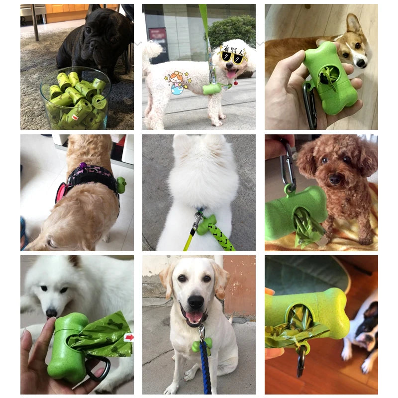 Bone-Shaped Dog Poop Bag Dispenser